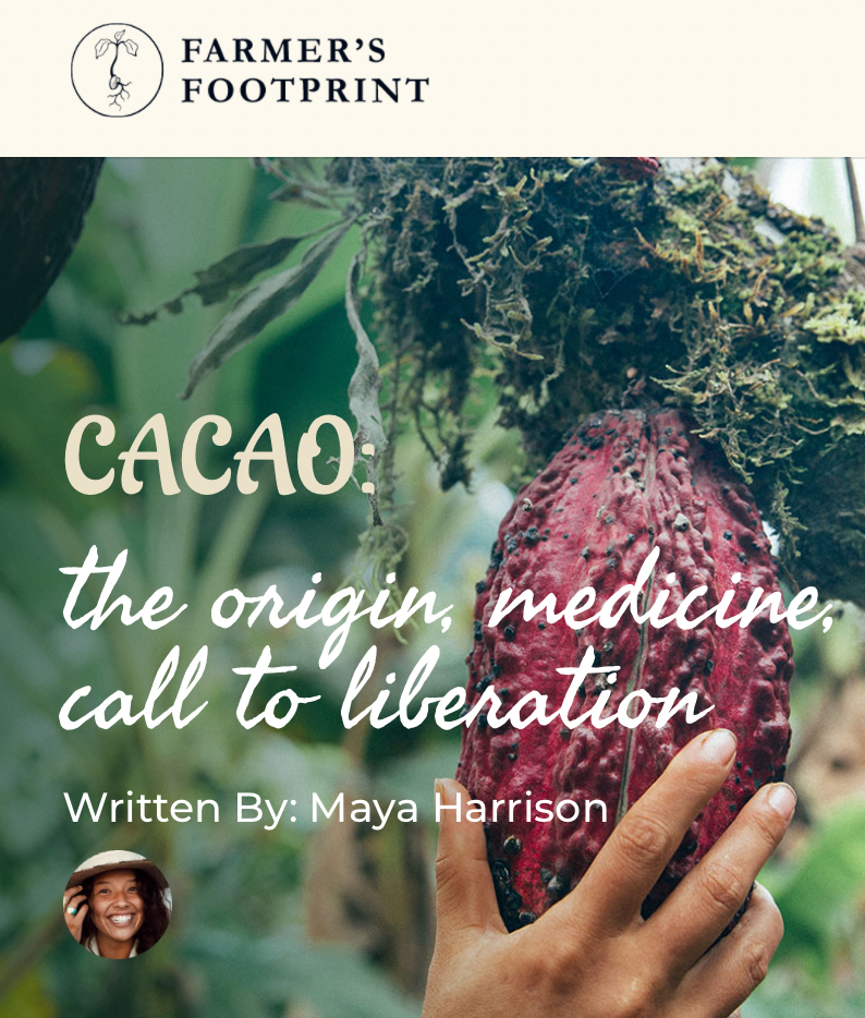 Farmer's Footprint Blog on Cacao